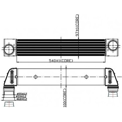 Chladič turba HART 612 550 (612550)