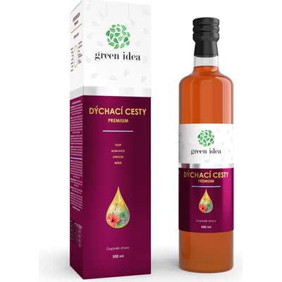 Green idea Dýchacie cesty premium 500 ml