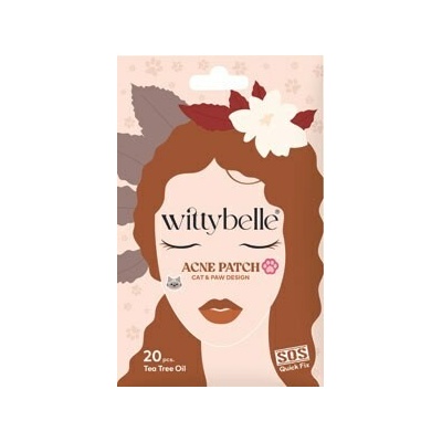 Wittybelle náplasti na akné mačka a labka 20 ks