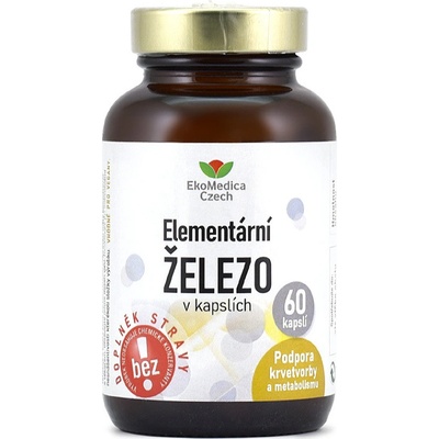 Ekomedica Elementární železo 60 kapslí