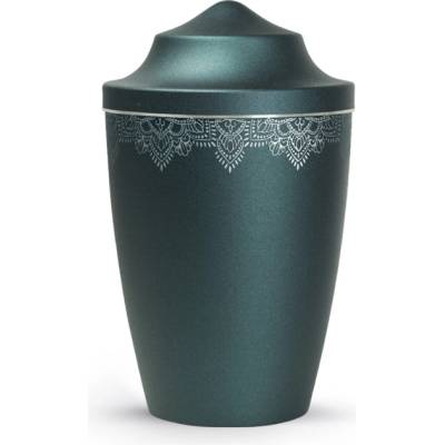 Zvířecí urna Mandala - Smaragdová 0,5l