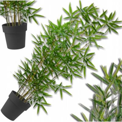 Home Styling Collection Umělý bambusový stromek v květináči, 90 cm