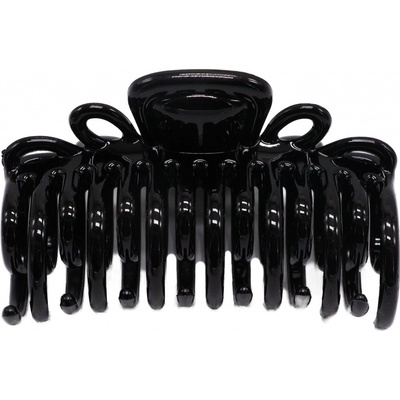 Skřipec na vlasy s dvojitými zuby, černá a hnědá barva Barva: hnědá – Zboží Dáma