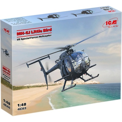 ICM MH-6J Little Bird US Special Forces Helicopter 1:48