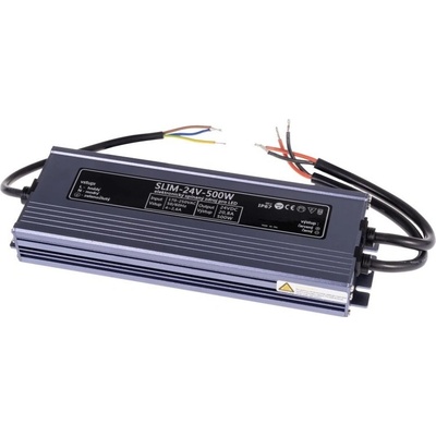 T-LED LED zdroj (trafo) 24V 500W IP67 SLIM 056234
