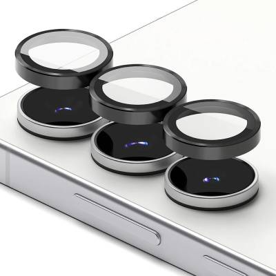 Ringke Протектор за камера - Ringke Camera Lens Frame Glass (2 pack) - Samsung Galaxy S25 FE - Черен