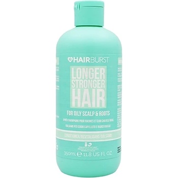 Hairburst Longer Stronger Hair Oily Scalp & Roots Conditioner почистващ балсам за бързо омазняващи се коси 350 мл