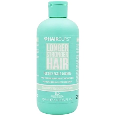 Hairburst Longer Stronger Hair Oily Scalp & Roots Conditioner почистващ балсам за бързо омазняващи се коси 350 мл