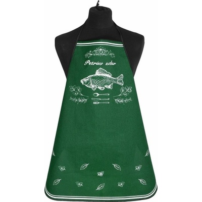 Zástěra Petrův zdar zelená