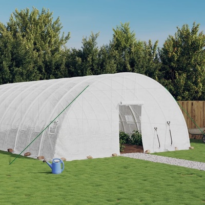 vidaXL s ocelovým rámem bílý 132 m² 22x6x2,85 m