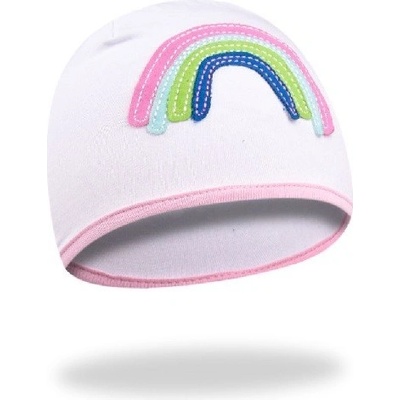 Yo! čepice Duha bílá
