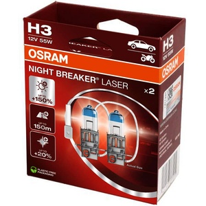 OSRAM night breaker laser 2hb h3 55w 3400k