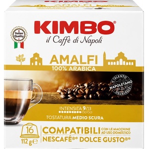 KIMBO Кафе капсули Kimbo Amalfi съвместими с Dolce Gusto, 16 бр