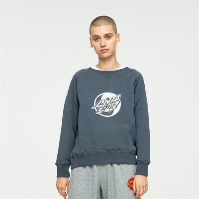 Santa Cruz mikina Yin Yang Dot Front Crew Pewter PEWTER