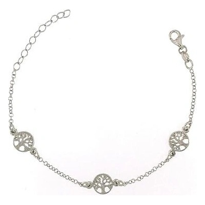 Infinitysilver stříbrný náramek se stromy života SB162600