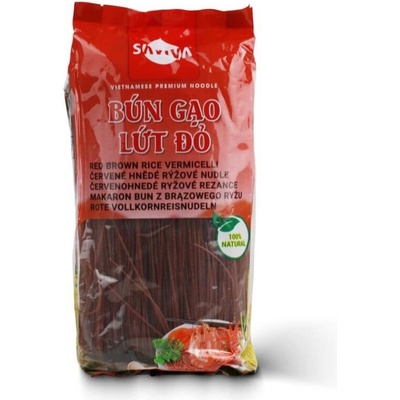 Saviva Červenohnědé rýžové nudle 45 x 400 g
