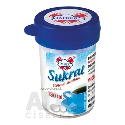 IMBER SUKRAL Stolové tbl, dóza 1x130 ks
