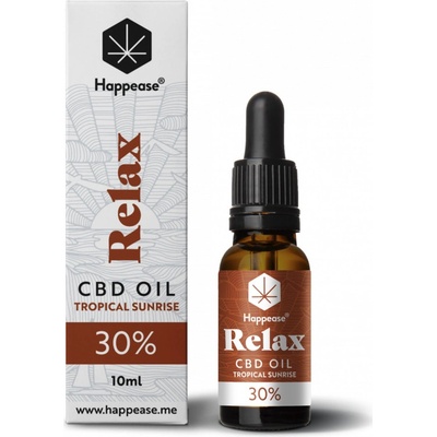 Happease Relax CBD Oil Tropical Sunrise 30 % CBD 3000 mg 10 ml