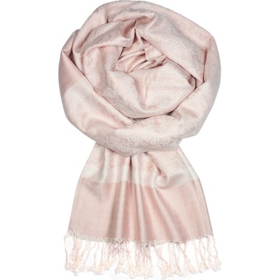 Venezia kašmírový šál pašmína světle růžová – Zboží Dáma
