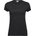 TEE JAYS tj5063 / Дамска тениска с навити ръкави - черна s (18506300201)