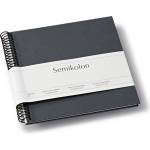 Semikolon Uni Economy малък фотоалбум, тъмносив, с бели страници (370008)