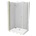 Mexen Lima 100x90 cm + tray square