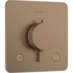 Hansgrohe Ecostat Comfort Q - Термостатичен смесител за вграждане, за 2 извода, четкан бронз 33713140 (33713140)