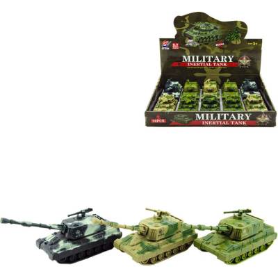 Teddies Tank plast 17 cm na setrvačník v krabičce