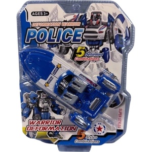 RAYA TOYS Робот трансформер 5 в 1 Raya Toys - Полицейска лодка (510124019) - ozone