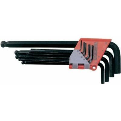 Teng Tools Sada imbus ových klíčů typu L 1,5 - 10 mm s kuličkou 9 dílů 117240101