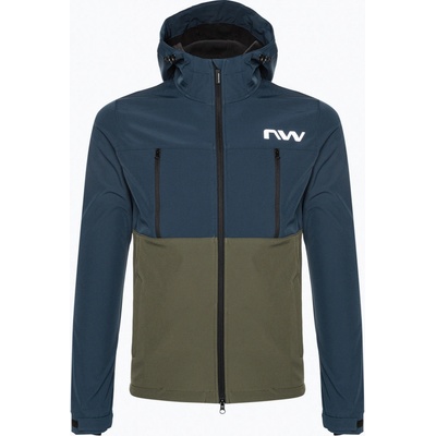Northwave Easy Out Softshell Jacket Deep Blue/Forest Green