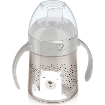 LOVI Преходна чаша Lovi - Easy Switch, Buddy Bear, 150 ml, Сива (35/350)