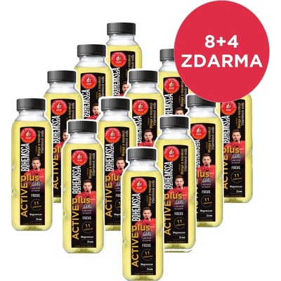 Bohemsca Active Plus vitamínová voda Mango a marakuja 12 x 390 ml