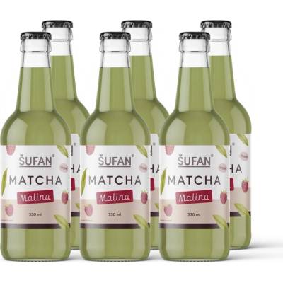 ŠUFAN Matcha limonáda Malina 6 x 330 ml