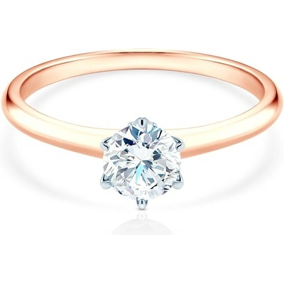 Savicki Zásnubný prsteň The Journey dvojfarebné zlato laboratórny diamant TJ R3 3 LAB RB