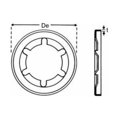 podložka pr. 4x11.5x1.3 StarLock bez krytky, ZINEK – Hledejceny.cz