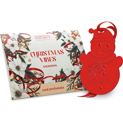 Nasoterapia Christmas Vibes vonná karta Snowman