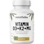 Naturtheke GmbH Vitamin D3 + K2 + MG - 60 капсули