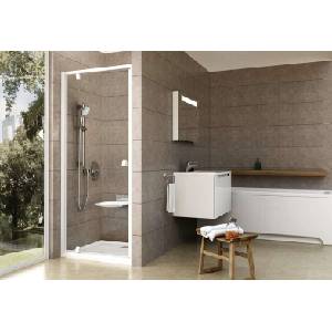 RAVAK Pivot - Врати за душ, 76-81 см, бяло/прозрачно стъкло 03G40101Z1 (03G40101Z1)