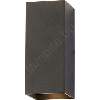 Searchlight 24126BK - стенно осветително тяло DON, 2x GU10/10W/230V, черно (SR0734)