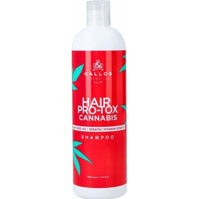 Kallos Pro-Tox Cannabis šampón na slabé vlasy 500ml
