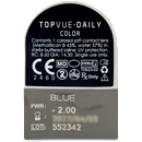 Image 1 of TopVue Daily Color - Blue - дневни без диоптър (2 лещи)