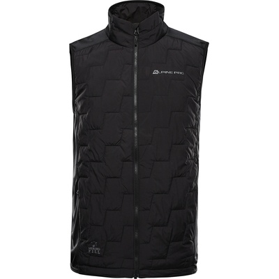 ALPINE PRO Мъжка топла жилетка с мериново пълнене ALPINE PRO NERC black ALPINE PRO | Cheren | МЪЖЕ | S