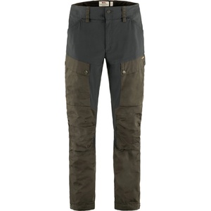 Fjällräven Мъжки туристически панталон Fjällräven Keb Trousers Walking trousers - Dark Olive / Dark Grey - размер 46 (010-1197-0712)