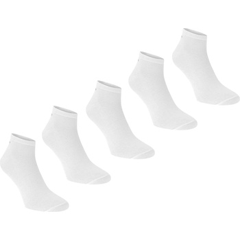 Image 1 of Slazenger Детски чорапи Slazenger 5 Pack Trainers Socks Childrens - White
