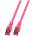 RJ45 Patch cable S/FTP, Cat. 6, LSZH, magenta (K5519.0,5)