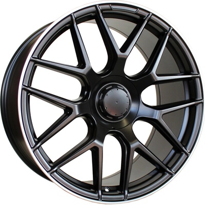 Racing Line B5318 9x19 5x112 ET49 matt black polished rim – Hledejceny.cz
