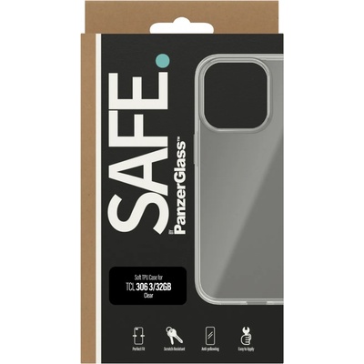 Safe Калъф Safe - TCL 306 3/32GB, прозрачен (5711724951886)