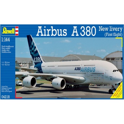 Revell Airbus A380 "NEW LIVERY" Model Set letadlo 163 dílů 1:144
