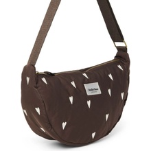 STUDIO NOOS kabelka Puffy FANNY PACK Brown Hearts